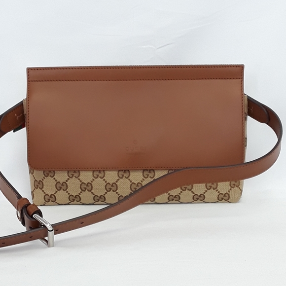 Gucci Handbags - GUCCI 353402 Guccissima Belt Pocket Fanny Pack Bag